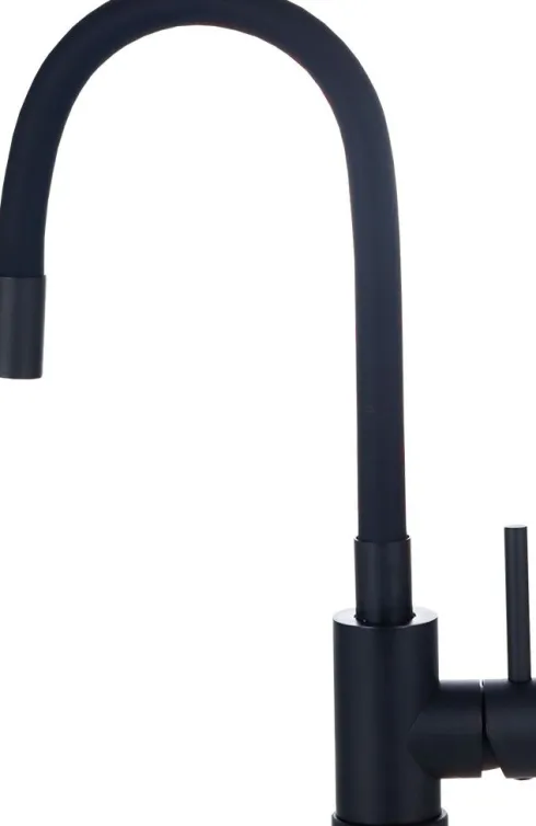 Bateria zlewozmywakowa stalowa MAGGIE 6 (czarna)