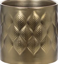Doniczka ceramiczna Konti 10 (złoty)