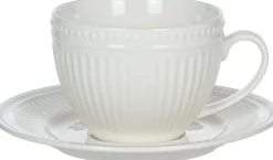 Filiżanka ze spodkiem Claressa 250 ml (biały)