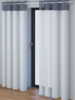 Firana Kosino 2 (grafit/biały)