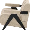 Fotel Biscuit 32 (boucle cappuccino)
