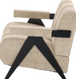 Fotel Biscuit 32 (boucle cappuccino)
