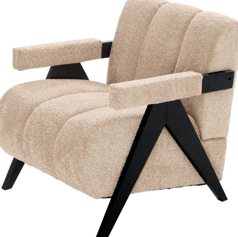Fotel Biscuit 32 (boucle cappuccino)