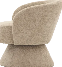Fotel obrotowy Lizbona 29 (boucle cappuccino)