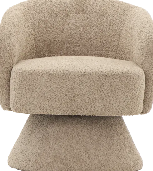 Fotel obrotowy Lizbona 29 (boucle cappuccino)