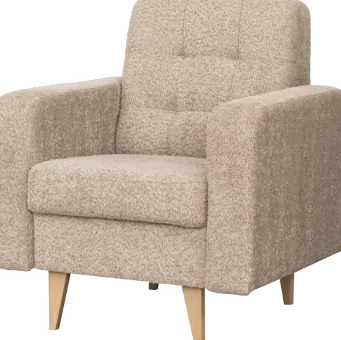 Fotel Sewilla (boucle cappuccino)