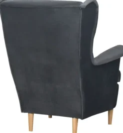 Fotel uszak Werina (plusz grafit)