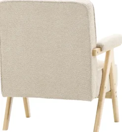 Fotel Vintage 25 (boucle beżowy)