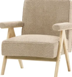 Fotel Vintage 25 (boucle cappuccino)