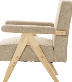 Fotel Vintage 25 (boucle cappuccino)