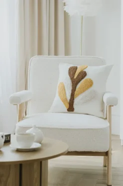 Fotel Vintage 25 (boucle kremowy)