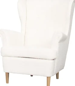 Fotel Werina (boucle kremowy)