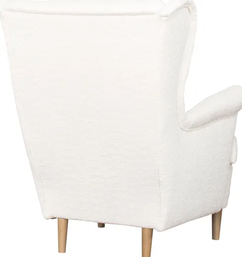 Fotel Werina (boucle kremowy)