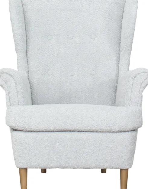 Fotel Werina (boucle szary)