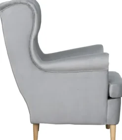 Fotel Werina (plusz srebrzysty)