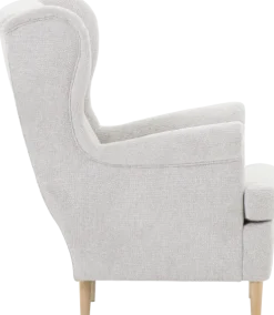Fotel Werina (rojal jasny szary)