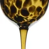 Kieliszek do wina Dots 23 (bursztynowy/czarny)