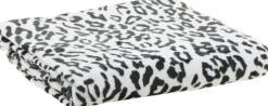 Koc flanelowy Animals 34 (biały/czarny)