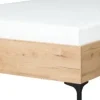 Łóżko 140cm Floryda bez materaca (dąb Soma ciemny) ze stelażem