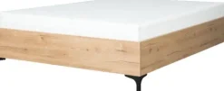 Łóżko 140cm Floryda bez materaca (dąb Soma ciemny) ze stelażem