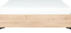 Łóżko 140cm Floryda bez materaca (dąb Soma ciemny) ze stelażem