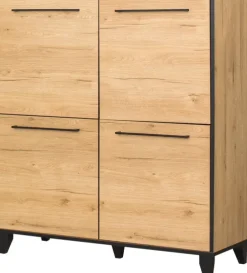 Komoda z 4 drzwiami Floryda (dąb Soma ciemny)