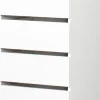 Kontenerek do szafy przesuwnej (4 szufl.) szer. 45cm (biały)