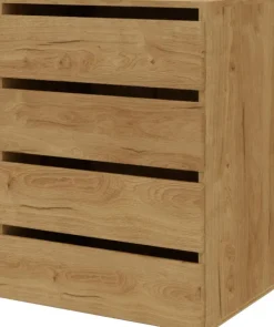Kontenerek do szafy przesuwnej (4 szufl.) szer. 60cm (dąb Soma ciemny)