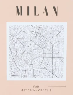 Książka dekoracyjna City Books 3 Milan