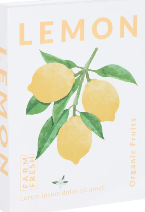 Książka dekoracyjna Lemoni Books 5 Lemon