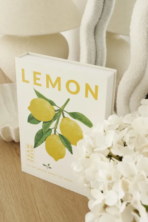 Książka dekoracyjna Lemoni Books 5 Lemon