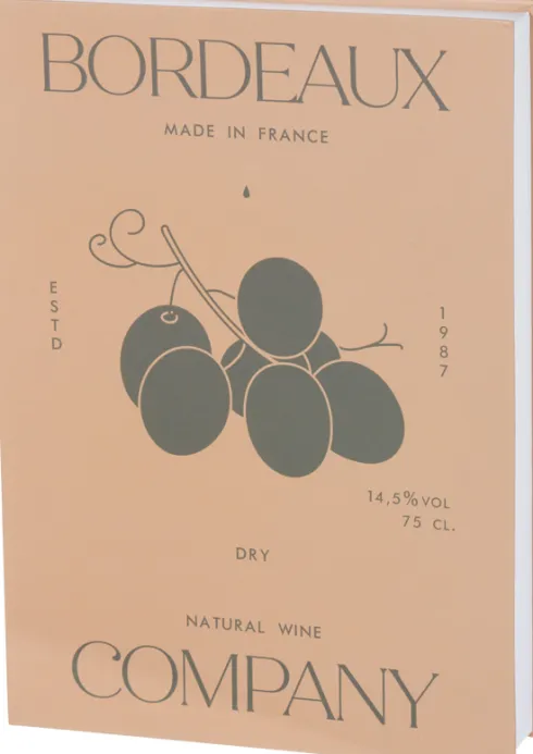 Książka dekoracyjna Nature Books 7 Bordeaux
