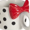 Kubek Bella 169 (biały/czarny/czerwony)