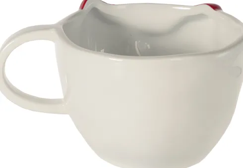 Kubek Bella 167 (biały/czerwony)
