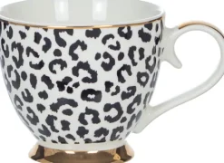 Kubek ceramiczny Cindy (biały - pantera)