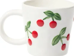 Kubek Cherry 163 (biały w wiśnie)