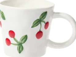Kubek Cherry 163 (biały w wiśnie)
