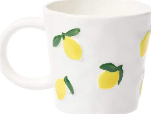Kubek Lemoni 164 (biały w cytryny)