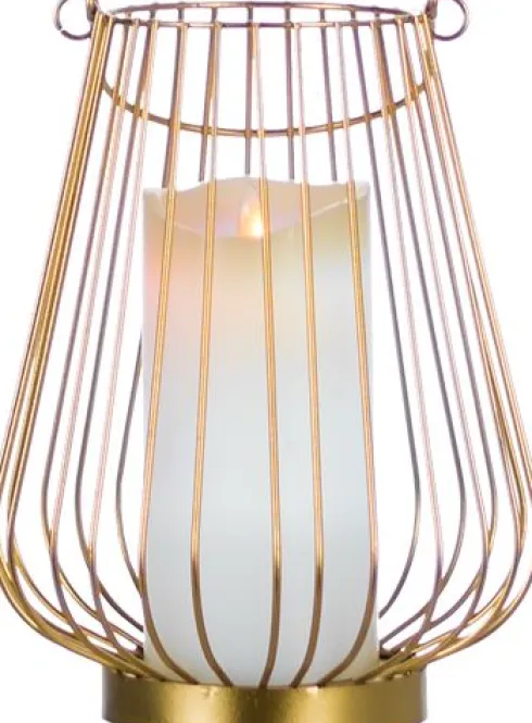 Lampion mały Marilena (złoty)