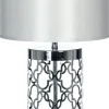 Lampka nocna Silvero 9 (srebrny/biały)