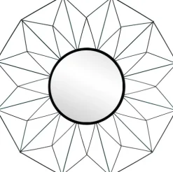 Lustro metalowe (czarny)