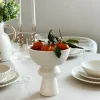Miska ceramiczna na nóżce Pearl 17
