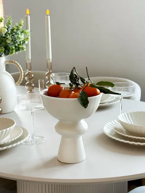 Miska ceramiczna na nóżce Pearl 17