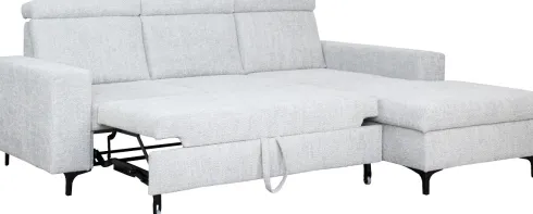Narożnik Sydney (boucle szary) prawy