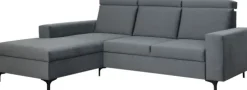 Narożnik Sydney (plusz grafit) lewy