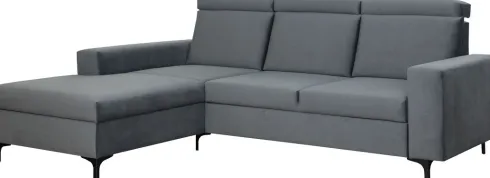 Narożnik Sydney (plusz grafit) lewy