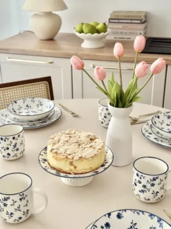 Patera na ciasto Blue Flowers 178