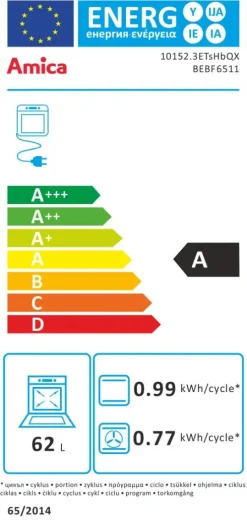 Piekarnik elektryczny Amica BEBF 6511