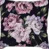Poszewka Peony 117 (czarna w kwiaty)