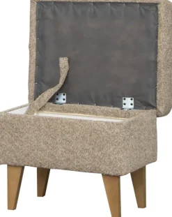 Puf Sewilla (boucle cappuccino)